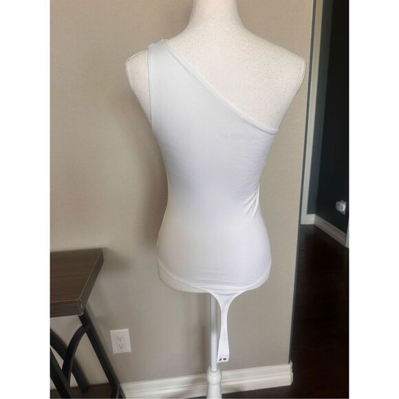 Set of 2 Abercrombie & Fitch Soft A&F Collection Medium Bodysuits White one shou - Picture 9 of 10